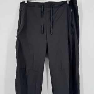 Patagonia Gray Pants 38 Stretch Drawstring Hiking Casual Outdoor Lightweight